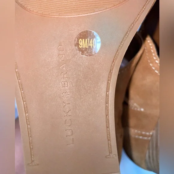 Sold NWT LUCKY BRAND LUKILI WEDGE SANDAL SIZE 9 - Picture 11 of 11